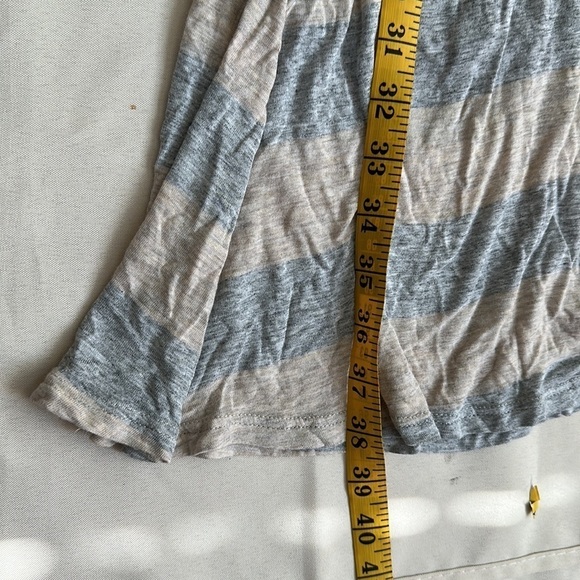 Tart Collection Light Gray Striped Long Maxi Skirt - Picture 12 of 12